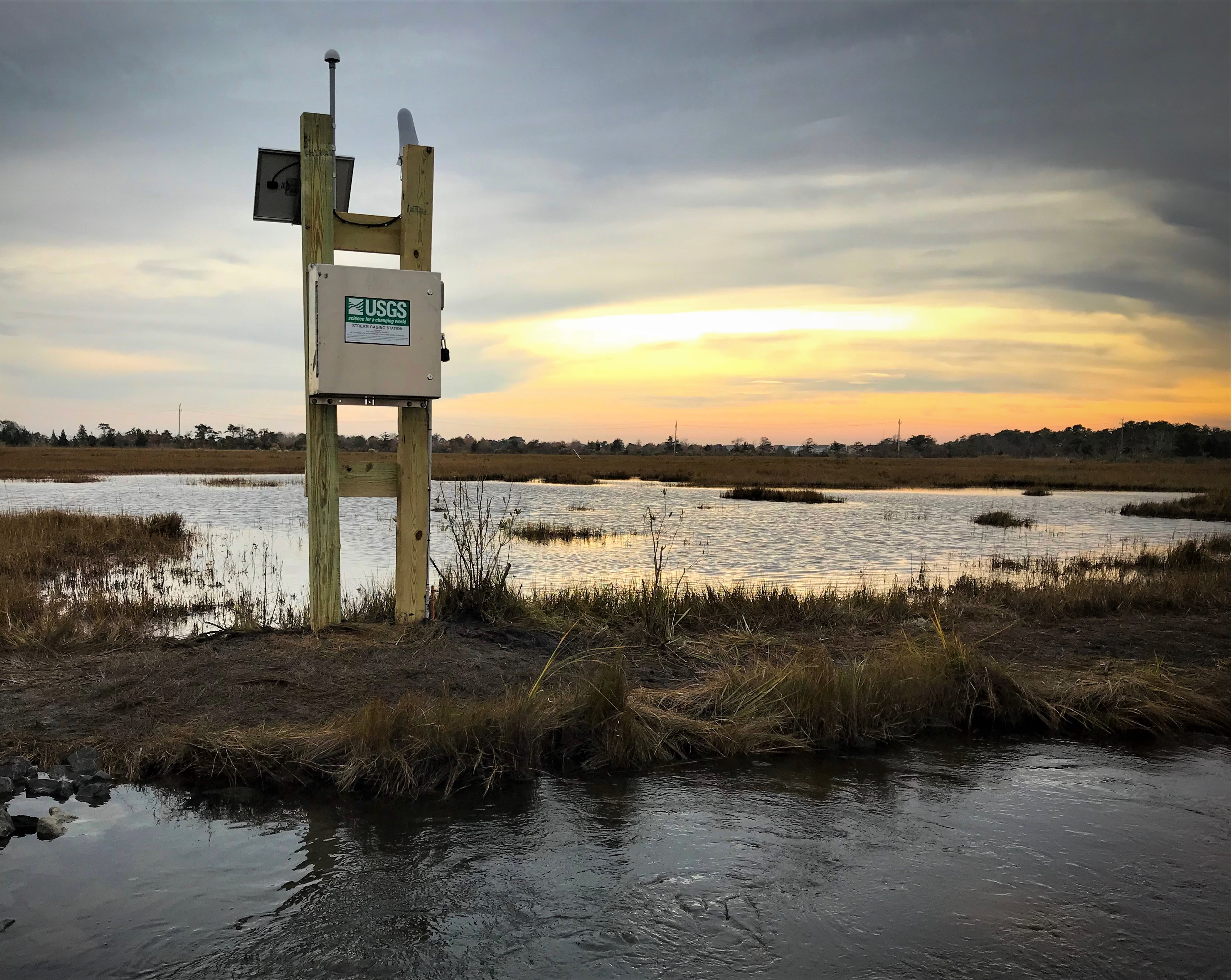 NJ Tide Site U S Geological Survey